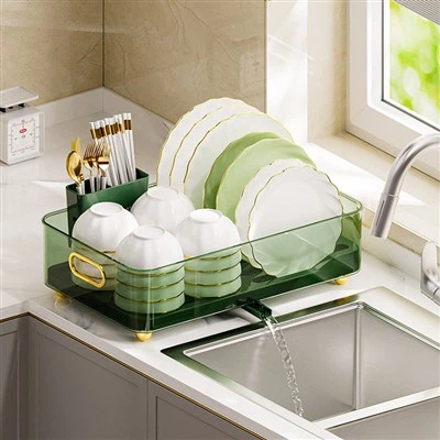 Giá lưu trữ bộ đồ ăn thoát nước